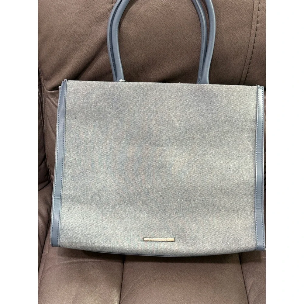 Steve Madden Denim Tote Bag Light Wash Casual‎ Everyday Carryall